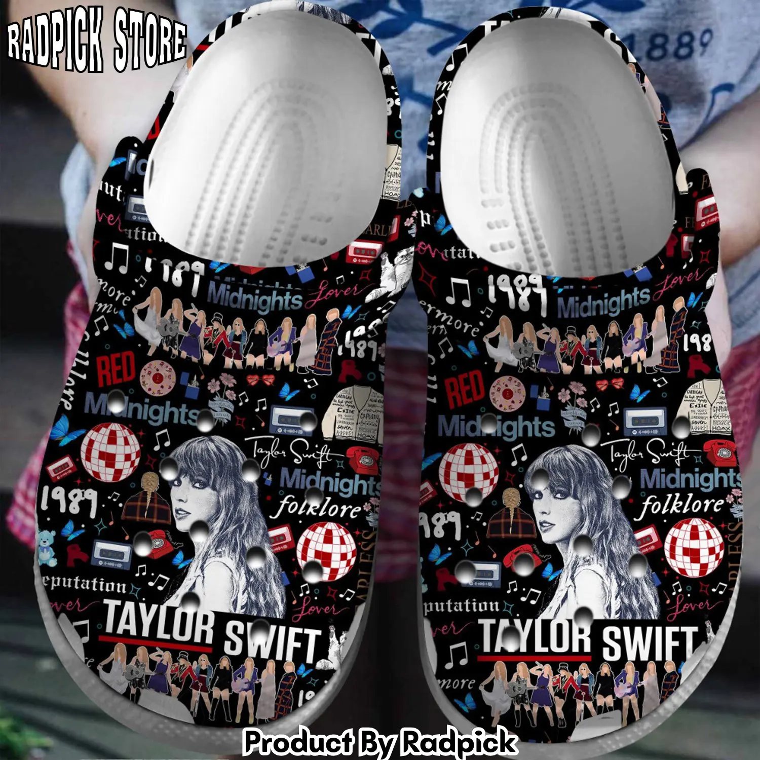 Radpick taylor swift music clogs shoes comfortable for men women ff7 rp652911